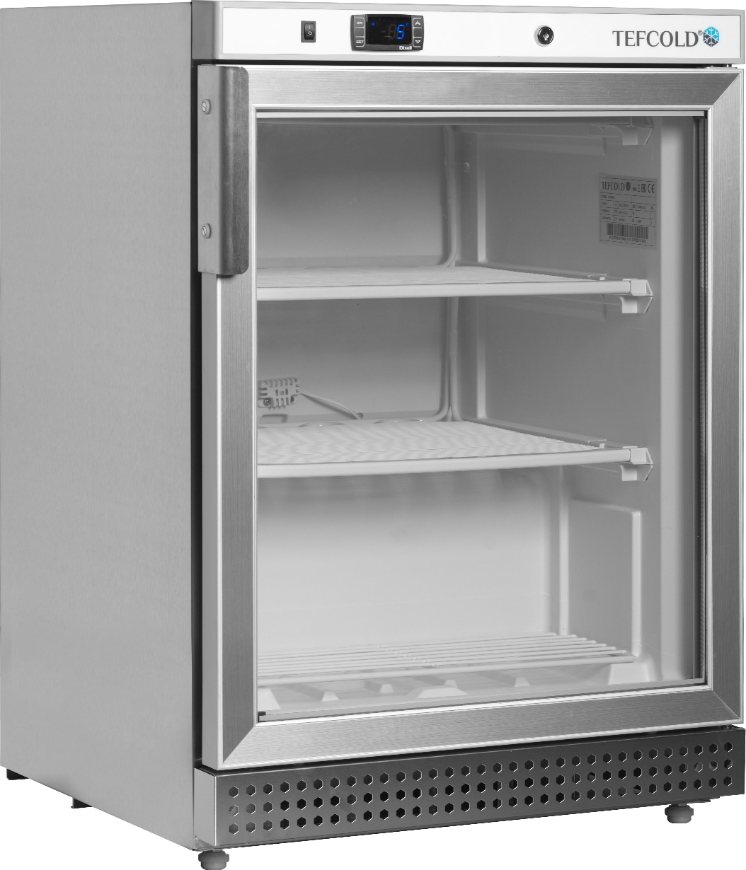 TEFCOLD Displaygefrierschrank UF200SG 200l SS 430