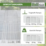 thumbnail of TRUTZHOLM Auffahrrampe 3-teilig klappbar 305 cm Alu grau Motorradrampe Verladerampe Pickup Rampe