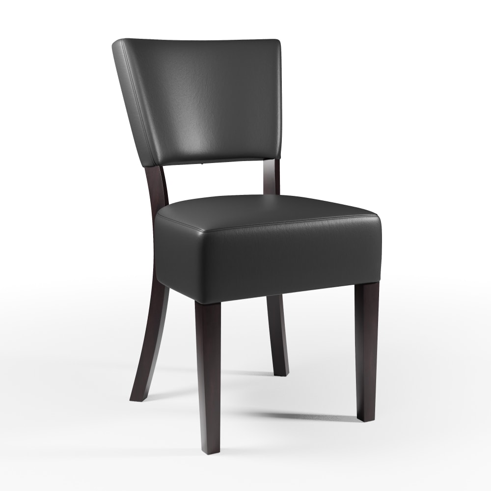 Gastrostuhl Lagos - Schwarz  Bistrostuhl