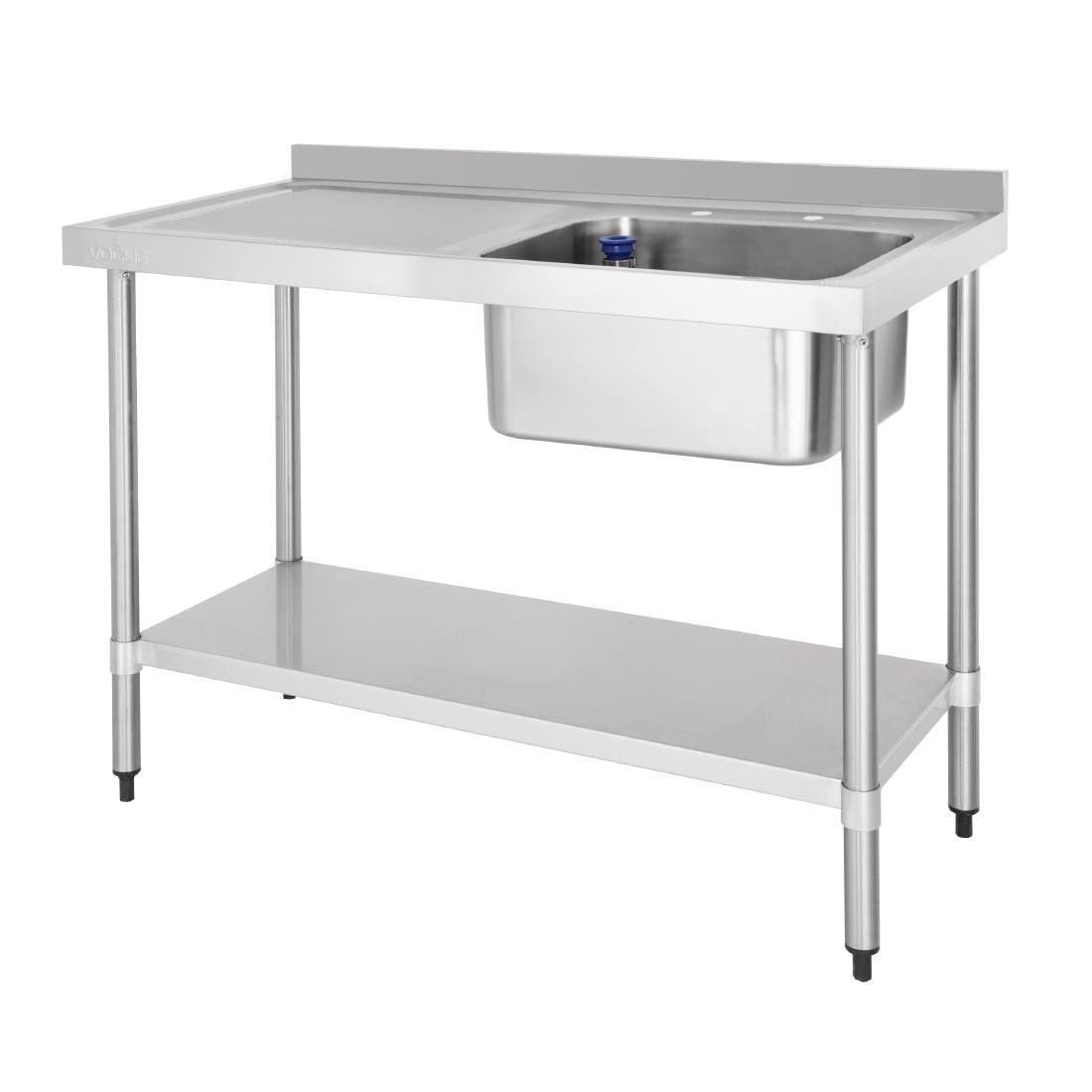 Dompel een lekbak links Vogue 1200 mm onder