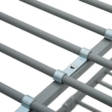 thumbnail of vidaXL Stapelbed grijs metaal 90×200 cm