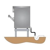 thumbnail of Polar Serie G Unterbau-Eiswürfelmaschine 20kg