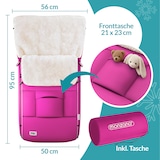 thumbnail of MONZANA® Babyfußsack Basic Magenta