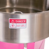 thumbnail of Romux® Machine à Barbe à Papa Rose avec Cuve de 52 cm | Machine Professionnelle en Acier Inoxydable pour événements et les fêtes - 1200 W et 220 V