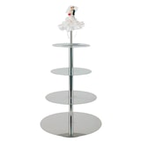 thumbnail of Présentoir à gâteaux inox 5 étages plats 11, 22, 24, 30 et 36 cm Stellinox