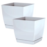 thumbnail of WellHome - Set mit 2 Coubi-Töpfen 14x14 cm, Farbe Weiß