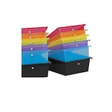 thumbnail of COSTWAY Carrito Rodante con 12 Cajones Apilables, Carrito de Cajones, Contenedor Rodante con Marco de Metal y Estante