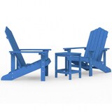 thumbnail of Adirondack tuinstoelen met tafel HDPE | vidaXL: Kleur - Aqua blauw