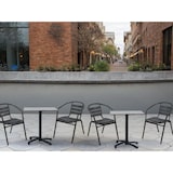 thumbnail of METRO PROFESSIONAL Gastro Klapptisch Massini, Alu, 70 x 70 cm, HPL Tischplatte, selbstnivellierende Tischfüße, schwarz