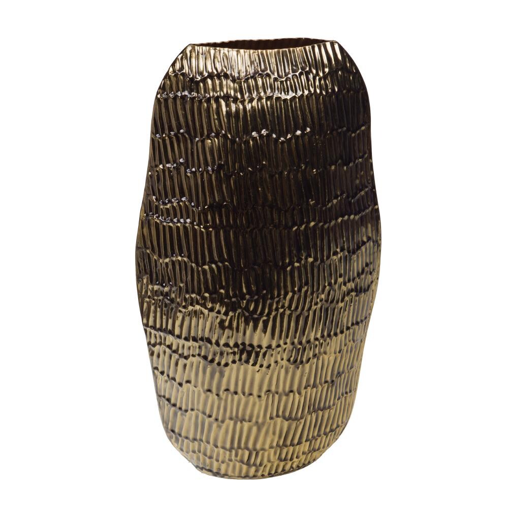 Vase Roche bronze 53 cm en   -  Multicolore Autre forme Métal Amadeus 29.00x13.00 cm