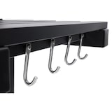 thumbnail of Tarrington House Houtskoolbarbecue Memphis XL, staal, 153 x 71 x 136 cm, met opklapbare zijtafels, deksel met thermometer, 2 wielen, zwart