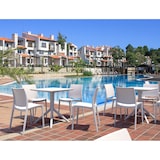 thumbnail of SIESTA EXCLUSIVE Lot de 4 chaises d’extérieur Maya Blanc