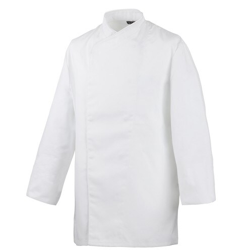 HACCP-Kochjacke langarm, mit Druckknöpfen, Innentaschen : weiß 65% Polyester 35%Baumwolle 220 g/m² 2XL