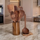 thumbnail of Set di utensili da cucina in teak LAYBA (8 pezzi)