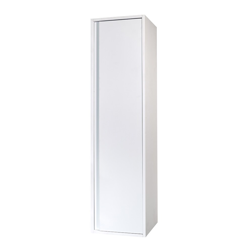 Sally Badezimmer Hochschrank 160 cm Weiß hochglanz