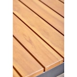 thumbnail of METRO PROFESSIONAL Tavolo da bar Modano, legno di acacia/acciaio, 70 x 70 cm, quadrato, marrone/nero