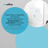 thumbnail of Pizarra para Rotuladores, Pizarra Blanca Pared, Pizarra Rotulador Marco de Aluminio, Pizarra Blanca de Melamina Multiusos · m-office(120x90cm)