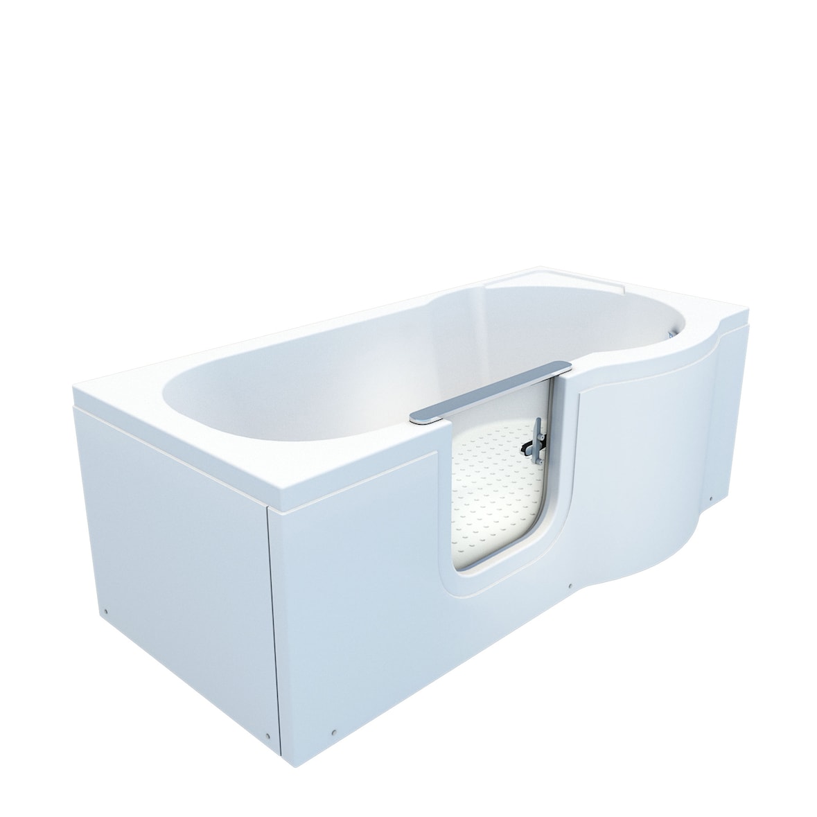 Seniorenwanne mit Tür S12-L-ALL Badewanne 170x85cm ohne Armatur