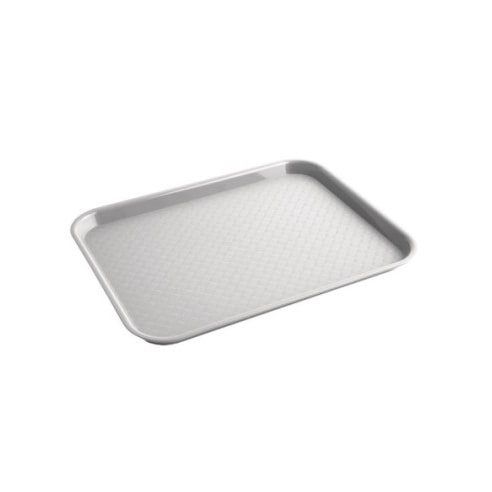 Olympia Kristallon Polypropylen Fast-Food-Tablett Grau Klein 345mm