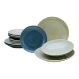 thumbnail of CreaTable Reactive Nordic Tellerset 12-tlg Steinzeug