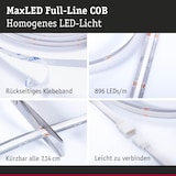 thumbnail of Paulmann MaxLED 1000 Strip LED Extension COB 2,5m RGBW  24W 1038lm/m RGBW+ 71202