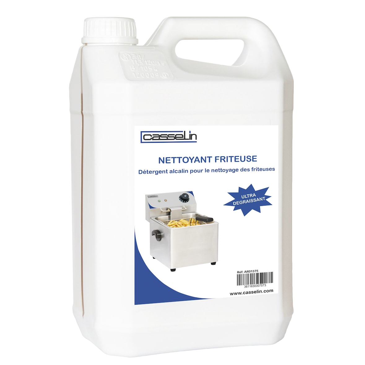Lot de 4 - Nettoyant friteuse 5L CL4NF5L Casselin