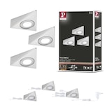 thumbnail of Paulmann Éclairage sous-meubles LED Trias Détecteur de proximité Kit de 33x2,7W 135x132mm 3x185lm 230/12VAcier brossé 92126