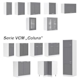 thumbnail of VCM Küchenmöbel Hängeschrank Colura Weiß / Anthrazit H. 60 x B. 40 x T. 31 cm