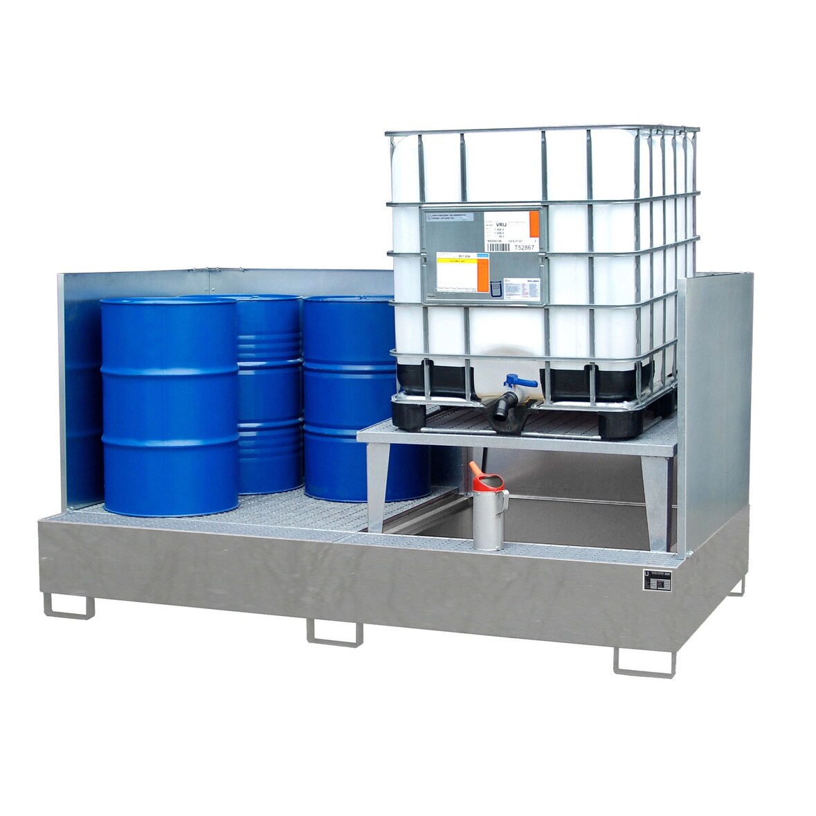 Auffangwanne AWA 21/SW, feuerverzinkt