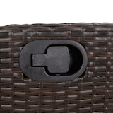thumbnail of vidaXL Tuinstoelen 2 st verstelbaar met voetensteun poly rattan bruin