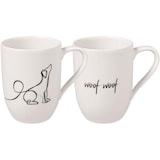 thumbnail of Villeroy & Boch Statement Becher mit Henkel "Dog" Set 2tlg.