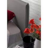 thumbnail of Dmora Letto singolo Cassiopea, Letto contenitore con rivestimento in tessuto, 100% Made in Italy, adatto per materasso Cm 80x200, Grigio