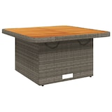 thumbnail of vidaXL 3-tlg. Bistro-Set mit Kissen Grau Poly Rattan