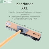 thumbnail of XXL Zimmerbesen 40cm Breit weiche Kunsthaar-Borsten mit Stiel 120cm Lang Saalbesen Besen mit Holzstiel Haushaltsbesen