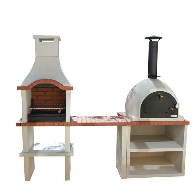 Conjunto de Churrasqueira com Forno Isolado SPRINGFIELD 195 x 260 x 80Cm