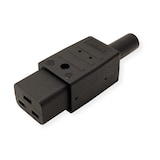 thumbnail of BACHMANN Kaltgerätekupplung IEC320 C19 16A/250VAC, Schraubanschluß, schwarz