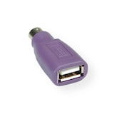 thumbnail of VALUE PS/2 - USB toetsenbordadapter, paars