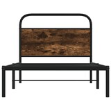 thumbnail of vidaXL Bedframe zonder matras bewerkt hout gerookt eiken 107x203 cm