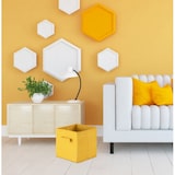 thumbnail of Aufbewahrungsboxen 26x26x26 cm faltbar Faltbox 6er Pack Aufbewahrungskiste quadratisch : gelb