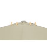 thumbnail of METRO PROFESSIONAL Vierkante parasol in hout-look, aluminium, 3 x 3 m, waterafstotend, humus