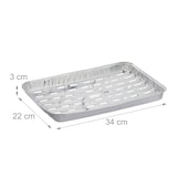 thumbnail of Relaxdays Grillschale Alu, 40er Set, 34 x 22 cm, Aluschalen für Grill, Alugrillschalen mit Löchern, bis 260 °C, silber