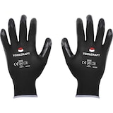 thumbnail of TOOLCRAFT  TO-5621529 Polyester, Nitril Arbeitshandschuh Größe (Handschuhe): 8 EN 388 CAT II 1 St.