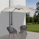 thumbnail of Décoshop26 - Sombrilla de pared para balcón o terraza con mástil inclinable 3m poliéster/aluminio/acero 9kg color crema 04_0005634