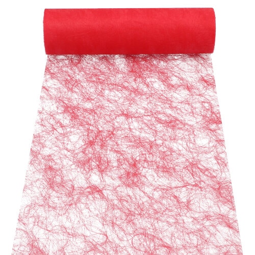 Dekoband `Sizoflor` 25 m x 30 cm rot