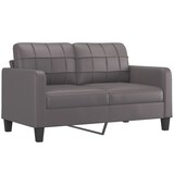thumbnail of vidaXL 2-Sitzer-Sofa Grau 140 cm Kunstleder