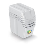 thumbnail of Set de 3 cubos de basura KEDEN SORTIBOX para reciclado, blanco, 60L