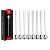 thumbnail of HGMD Cucharas para Latte macchiato - 8 piezas - 17cm - Cucharas para café - Cucharas largas para bebidas - Cuchara de bar - acero inoxidable