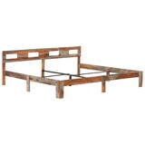 thumbnail of vidaXL Bedframe massief sheeshamhout 200x200 cm