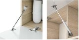thumbnail of Dmora Einbaufertige Wand Miami, TV-Ständer für Wohnzimmer, Wohnzimmerkomposition mit Wohnwand und Regal, 220x40h44 cm, Asteffekt Eiche und Weiß