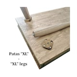 thumbnail of Ócrea Escritorio Madera Maciza de Pino con 4 patas XXL- 120 x 55 Cm